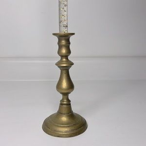 Vintage 🕯️ Brass Stump Ejector Candlestick Candle Holder Rustic Home Decor